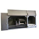 1.9m built in braai / spit and gas Combo